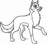 Balto Wolf sketch template
