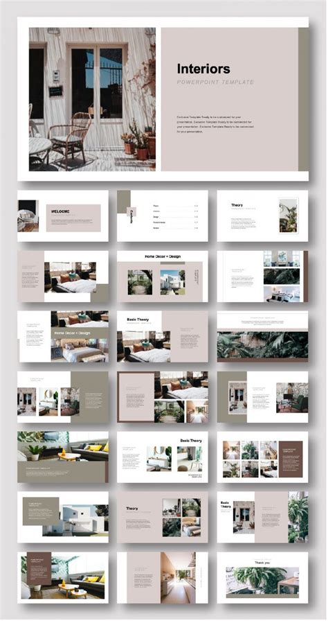 interior design portfolio template indesign