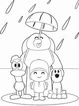 Pocoyo Coloring Pages Printable Cool sketch template