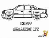 Avalanche Yescoloring Side Avalance Camionetas Coloringpage Avalancha Rims Colouringpage Designlooter Drawings Camiones sketch template