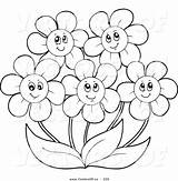 Daisy Coloring Pages Flower Flowers May Simple Gerbera Printable Getdrawings Getcolorings Drawing Popular Colorin sketch template