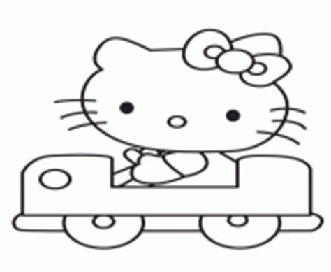 girly  kitty  coloring pages printable