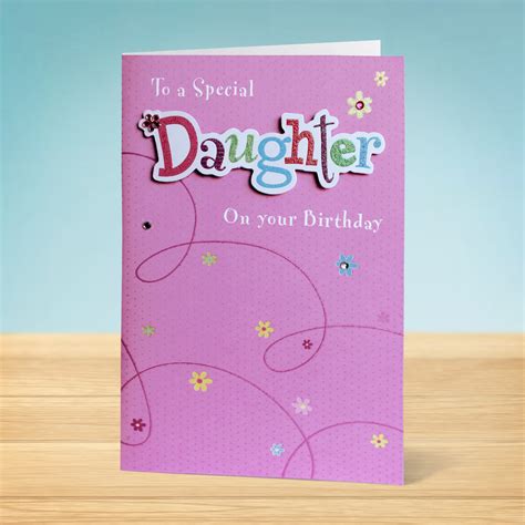 special daughters birthday card