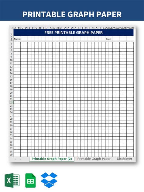 printable graph paper templates  allbusinesstemplatescom