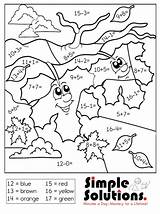 Worksheets Subtraction Color Math Number Fall Coloring Addition Halloween Grade 2nd Printable Worksheet Printables Edea Smith Visit First sketch template