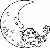 Moon Coloring Pages Crescent Phases Printable Color Getcolorings Print Template sketch template