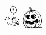 Snoopy Woodstock Coloring Pages Halloween Pumpkin Friend Looking Color Tocolor sketch template
