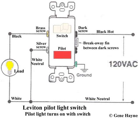 leviton single pole switch wiring