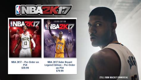 Leaked Pic Reveals Paul George Is The Nba 2k17 Cover Athlete