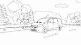 Dacia Lodgy sketch template