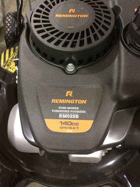 box remington push mower cc model rmsb