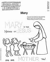 Mary Mother Coloring Jesus Pages Color Popular Library Clipart Getcolorings Coloringhome sketch template