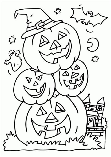 spooky halloween coloring pages updated  printable