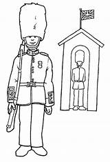 Guard Coloring Changing sketch template