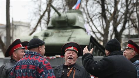 In Pictures Crimea Tension As Ukraine Crisis Grows Bbc News