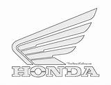Honda Logo Stencil Motorcycles Brands sketch template