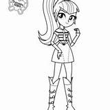 Coloring Sonata Dusk Hellokids Pages Pony Little sketch template