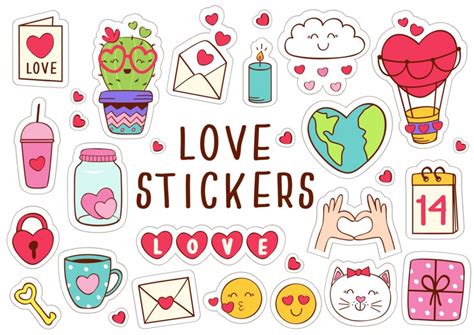 english french pack  stickers  love   love  sticker pack