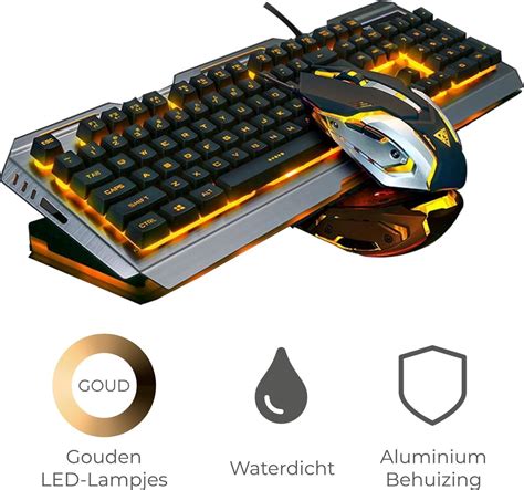 toetsenbord en muis keyboard en muis gaming set voor gamen en normaal gebruik bolcom