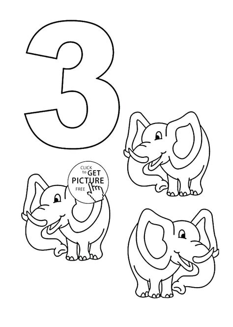 number  coloring pages  preschoolers motherhood