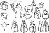 Nativity Printable Scene Story Coloring Pages Christmas Book Printables Jesus Sheets Children Print Adult Printablee sketch template