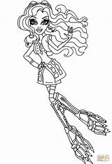 Robecca Coloring Pages Monster High Printable Steam Drawing Categories sketch template