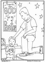 Pastor Pastors October Lessons Childrens sketch template