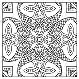 Kaleidoscope Coloring Printable Adults Getdrawings Getcolorings sketch template