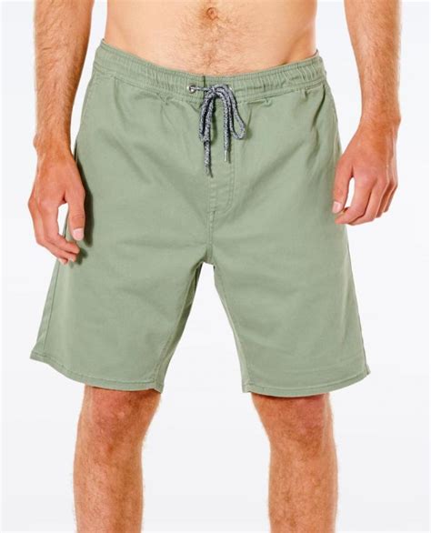 shorts leethal walkshort olive peninsula surf company mens