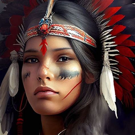 war bonnet native american beauty squaw woman art lakota native