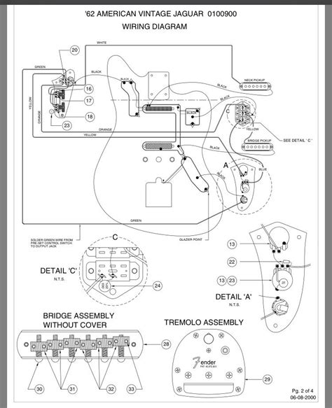 fender jaguar layout  wiring diagram fender jaguar guitar building guitar design