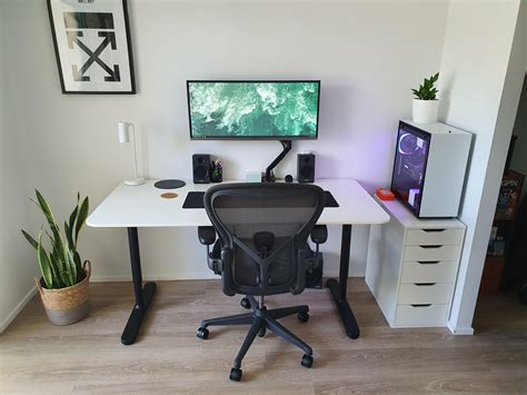 work  home setup desk techcaboodle