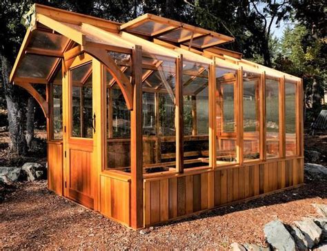 cedar built greenhouses wooden greenhouses greenhouse outdoor greenhouse