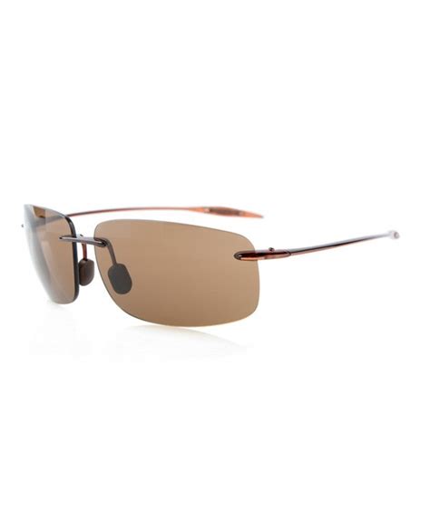rimless sunglasses tr90 unbreakable frame trogamidcx nylon lenses men