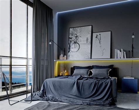 Elegant And Cool Mens Bedroom Ideas Camer Design Chambre Design