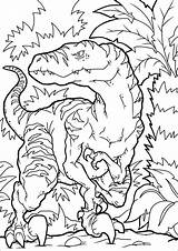 Velociraptor Dino sketch template