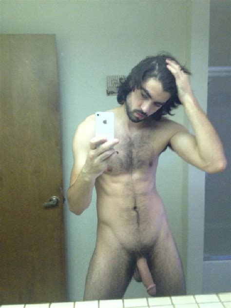 hairy nude man with a large penis nude man selfies