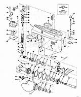 Evinrude Outboard 1972 Gearcase Ignition Diagrams 50hp sketch template