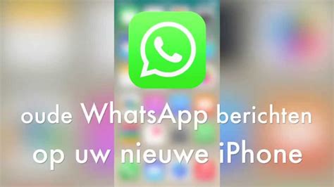 whatsapp berichten op nieuwe iphone youtube
