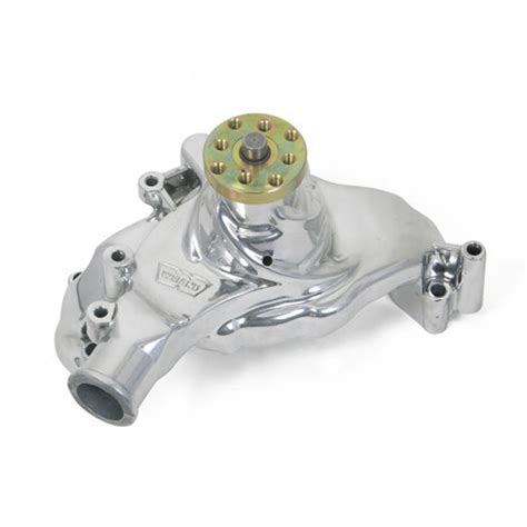 weiand p action  aluminum bbc long water pump polished