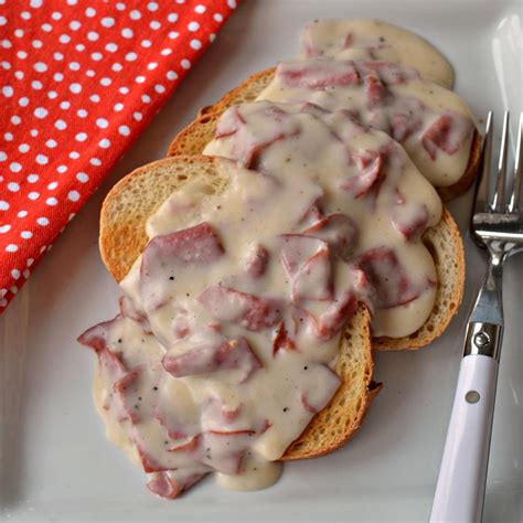 creamed chipped beef favesouthernrecipescom