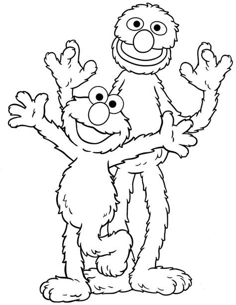 elmo aaaf sesame street coloring pages elmo coloring pages