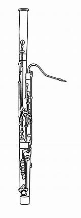 Bassoon Coloring Instrument Instruments Clipart Orchestra Oboe Music Woodwind Pages Woodwinds Musical Orchestral 6th Grade Basson Clip Colouring Kids Sketch sketch template