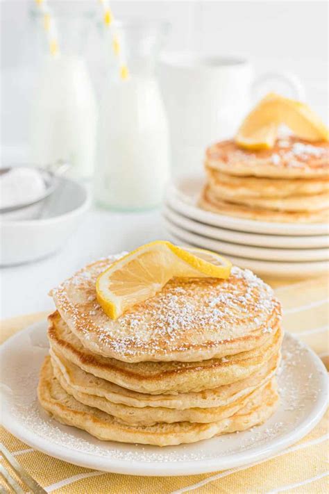 Lemon Pancakes Simple Perfection • Pancake Recipes