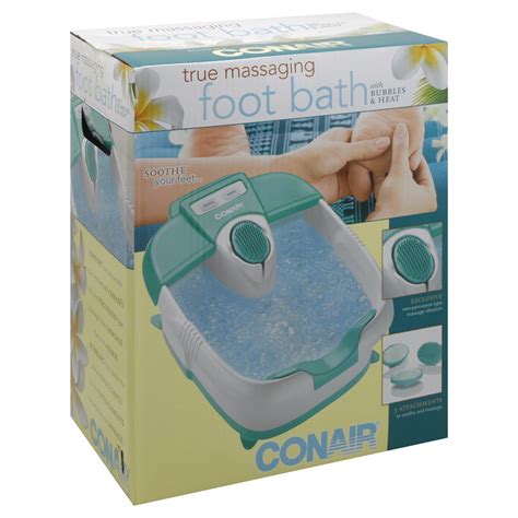 conair foot spa with massage bubbles and heat