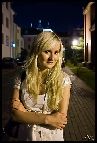 blonde russian teen girl on the street flexik flickr