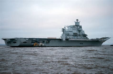 ins vikramaditya  aircraft carrier sets sail    home