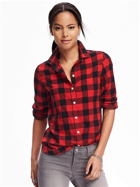 Classic Flannel Shirt For Women Old Navy Womens Flannel Shirt