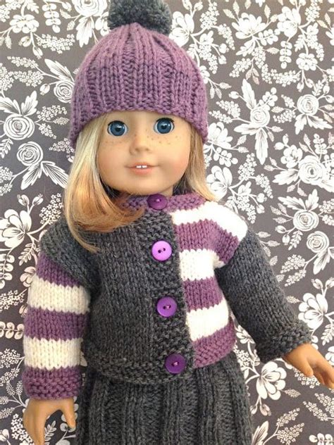 Knitionary Wee Gingersnap Free Knitting Pattern For American Girl