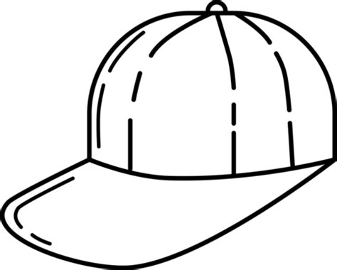 baseball hat coloring page  printable coloring pages